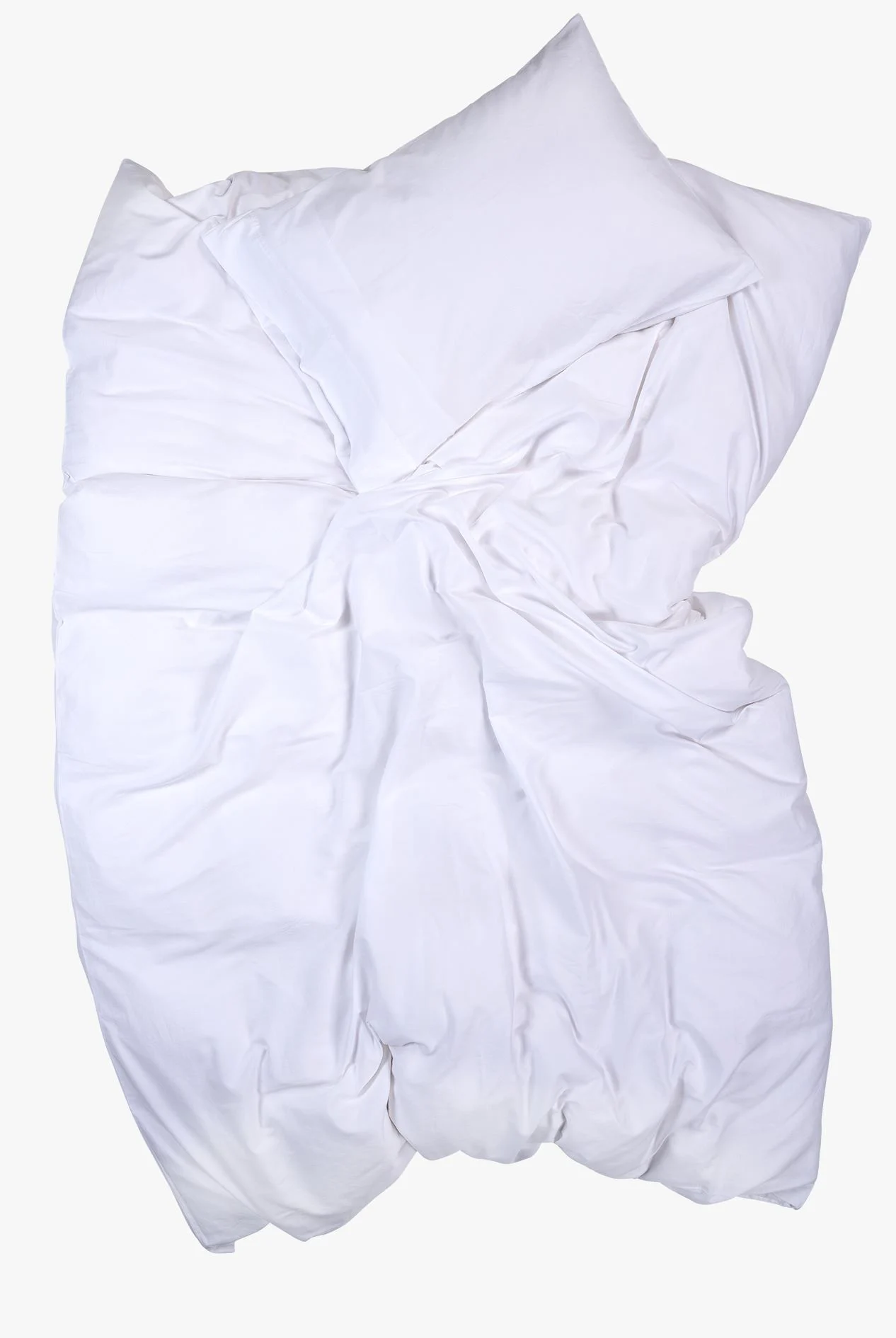 Sateng sengesett hvit - 140x200 cm