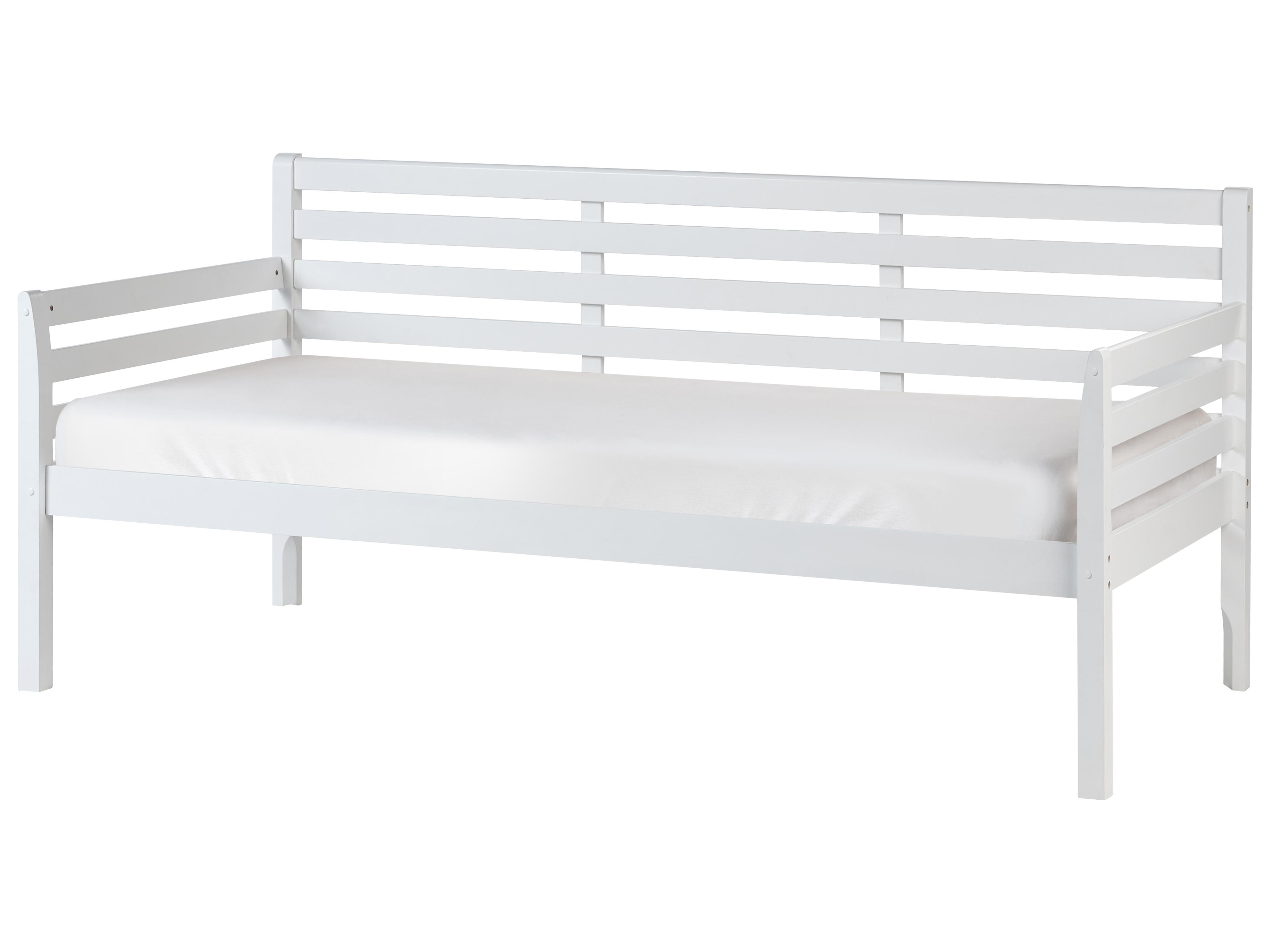 Bedbank Hout THEZA 90 x 200 cm Wit