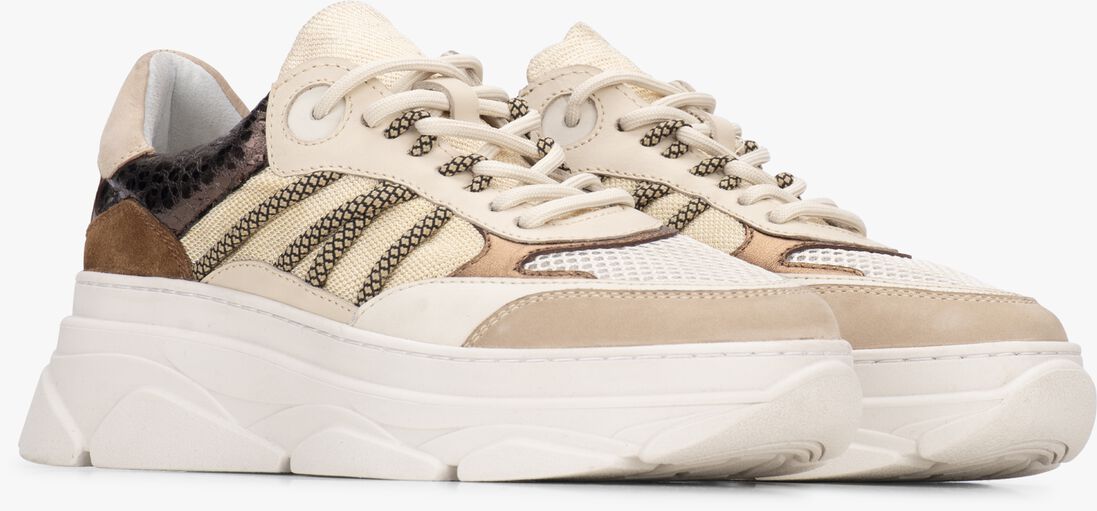 PS POELMAN bruine ps poelman lage sneakers jana