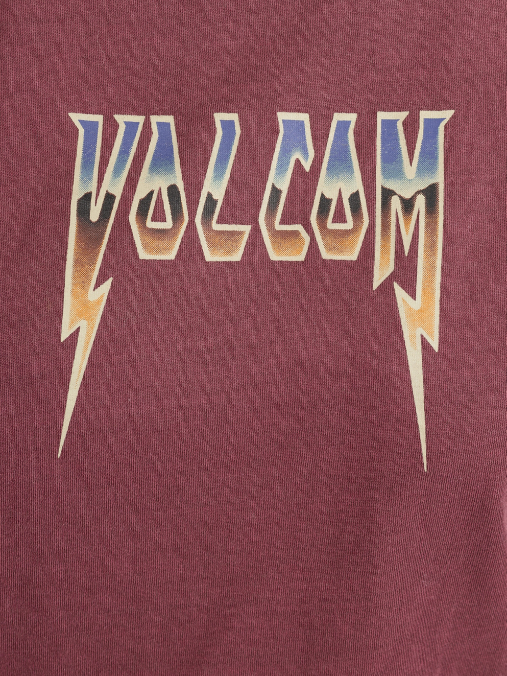 Volcom Truly Ringer T-Shirt burgundy