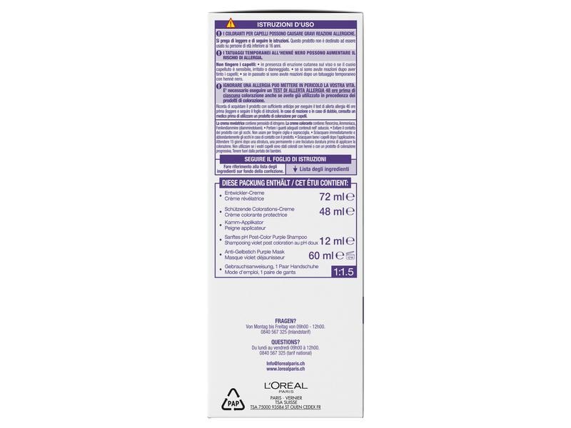 L'Oréal Paris Haarcoloration Cool Crème 6.11 Ultra Kühles D Dauerhafte Haarfarbe mit bis zu 100% Grauhaarabdeckung