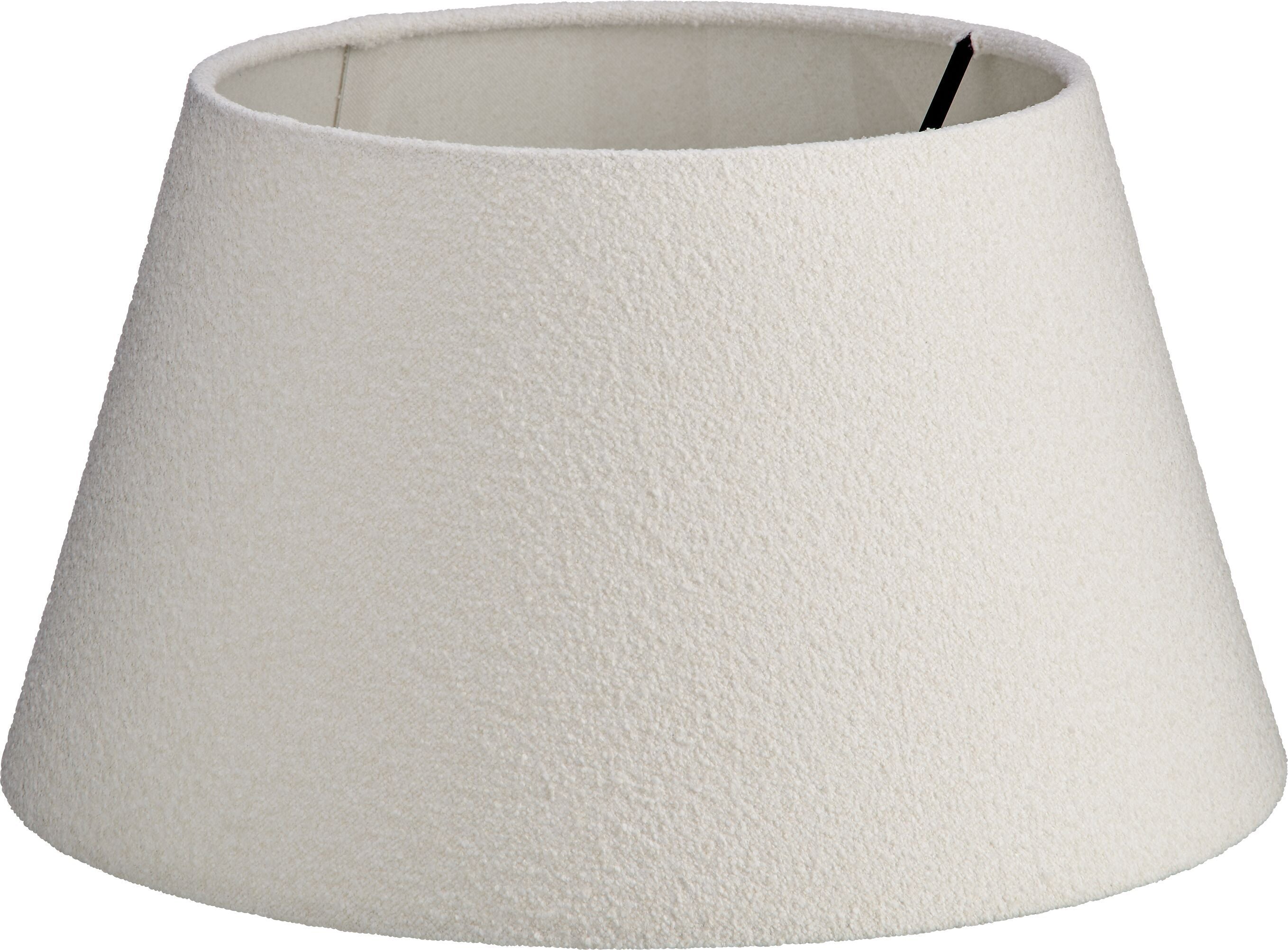 TREND Schirm_weiss bouclé - Weiss / H: 22.0 cm x D: 40.0 cm