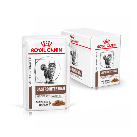 Sachê Royal Canin Veterinary Gastrointestinal Moderado em Calorias para Gatos