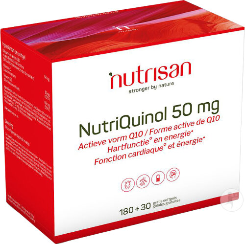 Nutrisan NutriQuinol 50mg Gélules 180 + 30 Gélules Gratuit