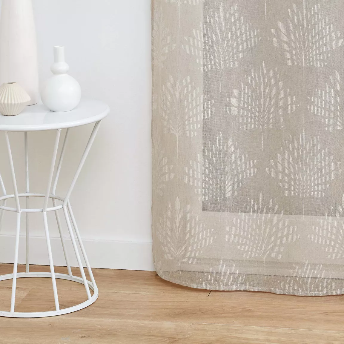 Voilage tissé (140 x 280 cm) Levita Taupe