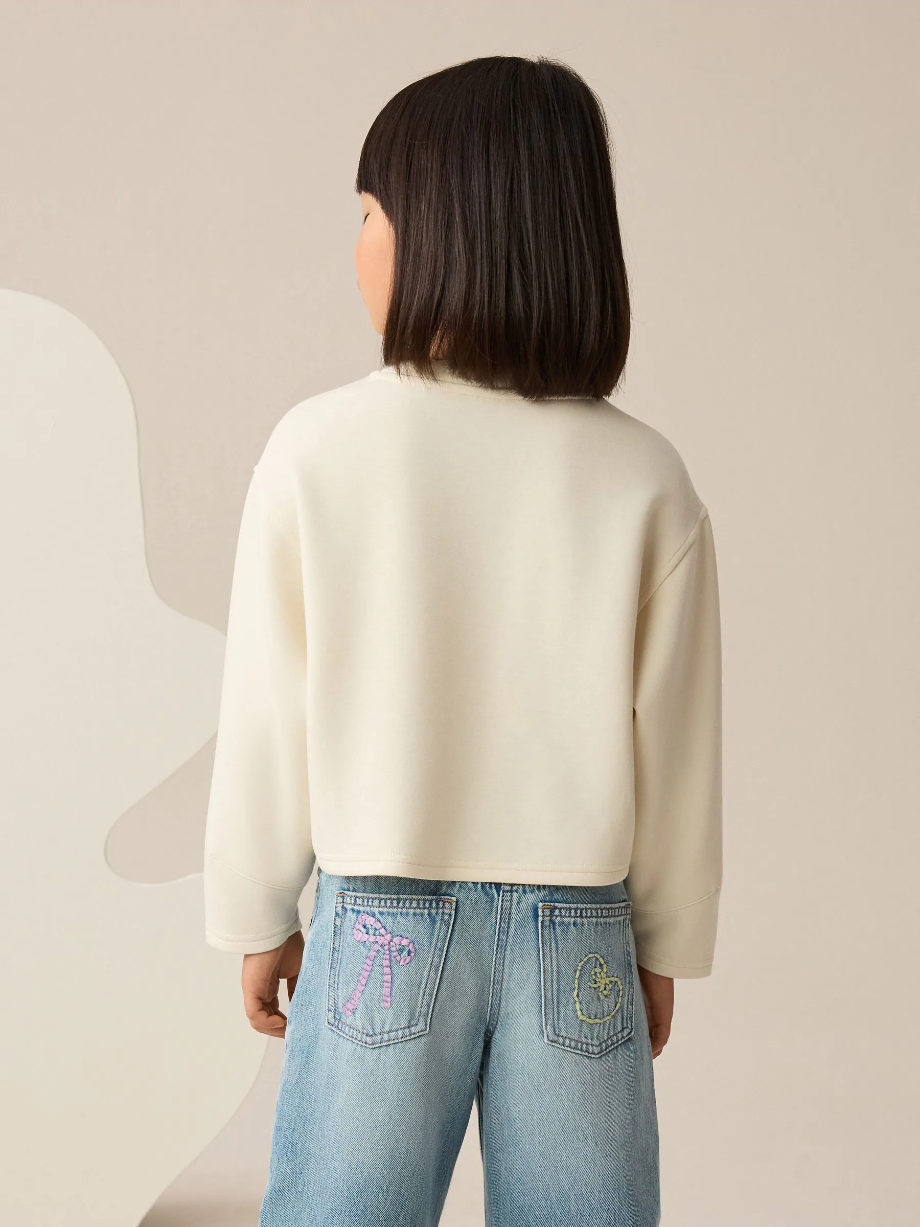 Crème - Supersoft Long Sleeve Top (3-16yrs)