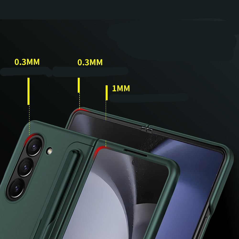 Samsung Galaxy Z Fold6 Hardcase Hülle mit S-Pen   Kickstand Halterung - Schwarz