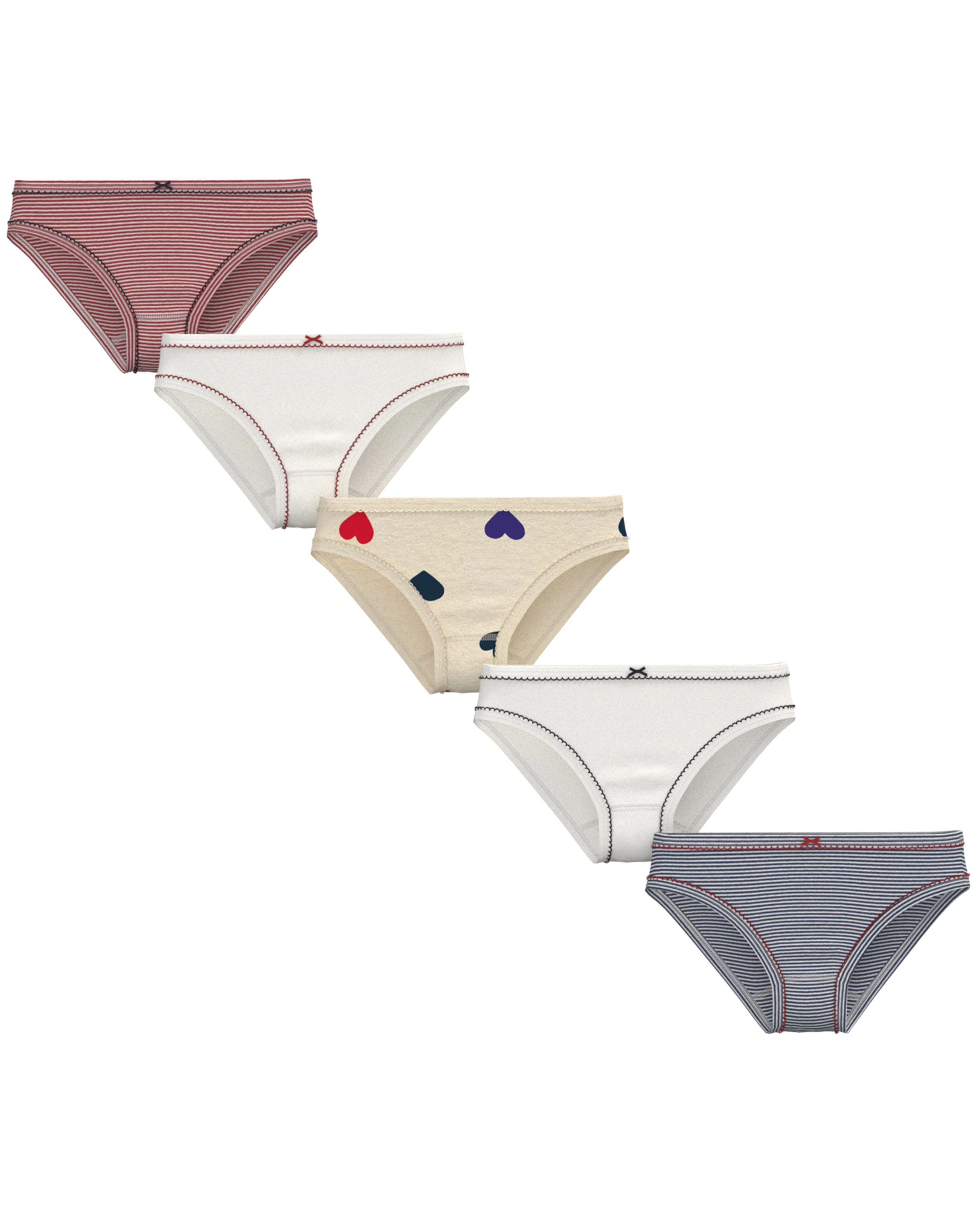 Slip CUR 5er-Set in bunt