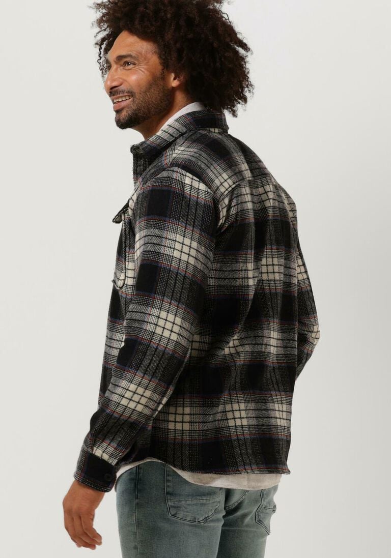 SELECTED HOMME donkerblauwe selected homme overshirt loosepablo ls check