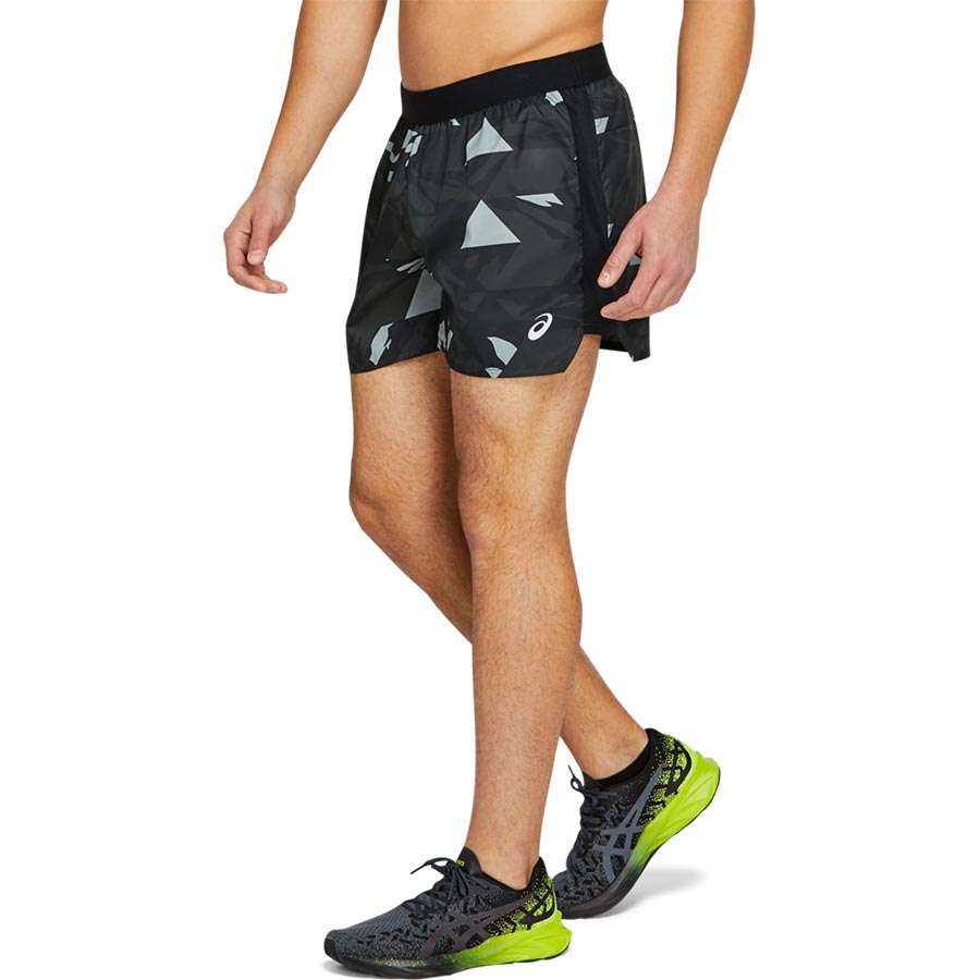 ASICS Future Camo Hardloopbroek Kort Zwart/Grijs Heren