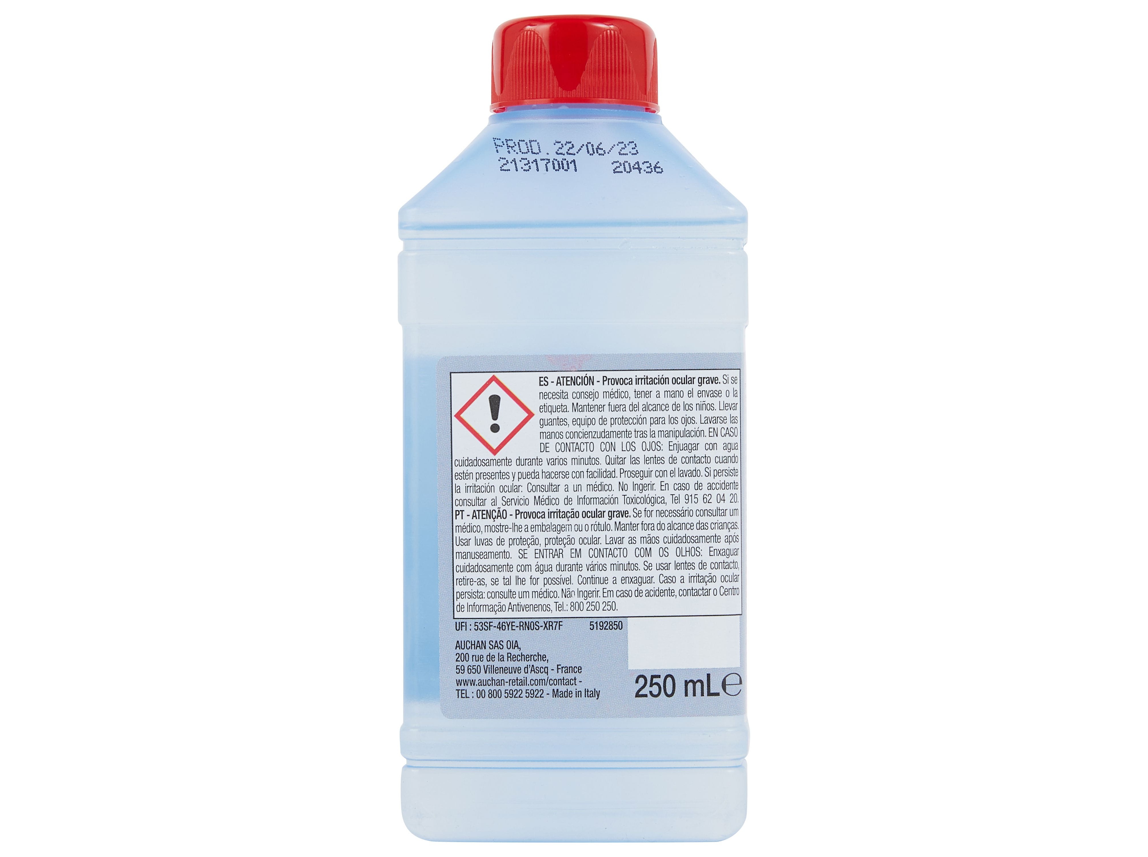LIMPA MÁQUINA AUCHAN ROUPA 250ML