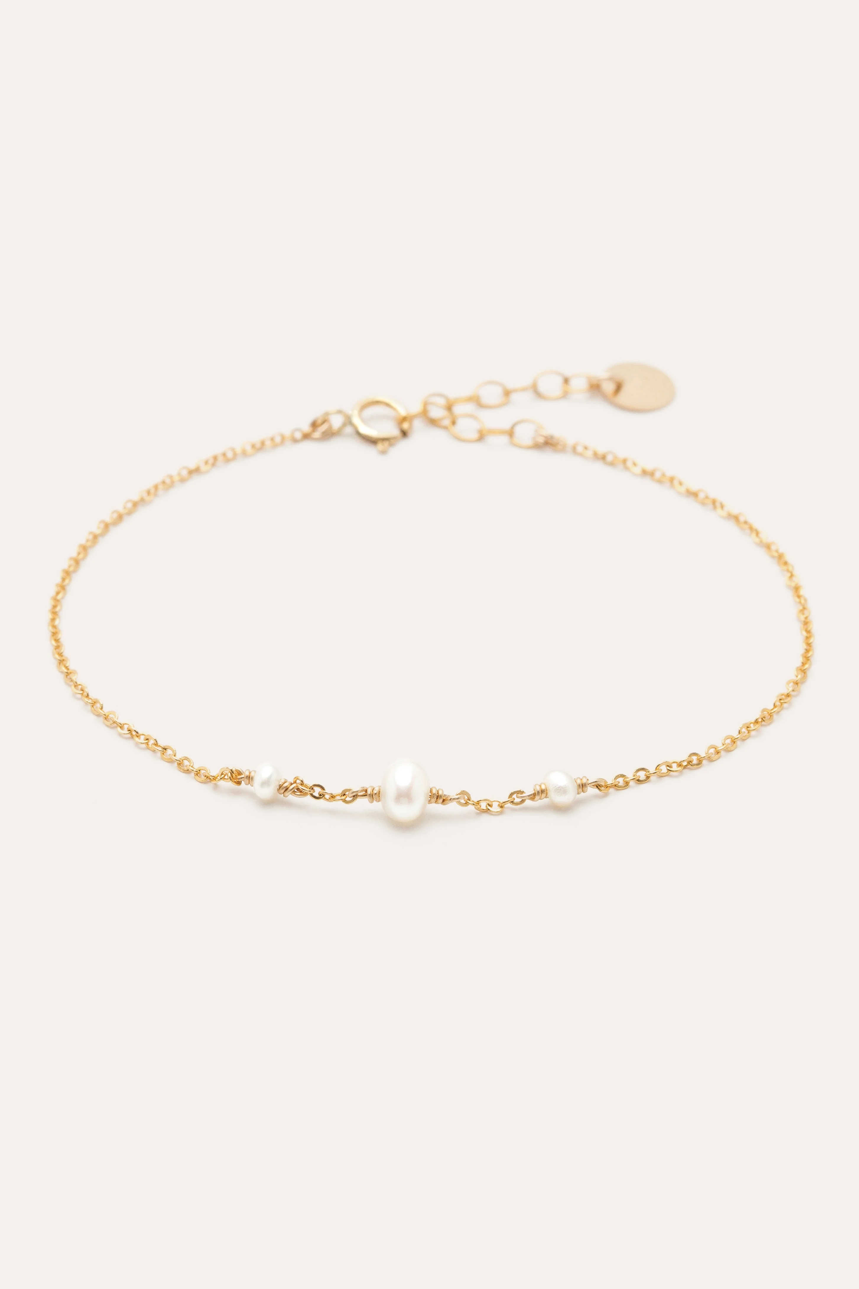 CHANCE - Bracelet perles | Blanc