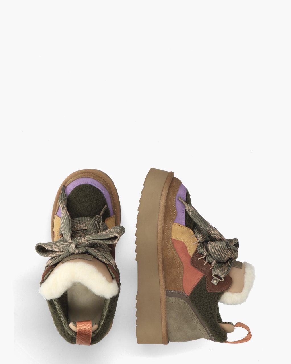 Miss Olivia Moon 13 Groen/Multicolor Damessneakers