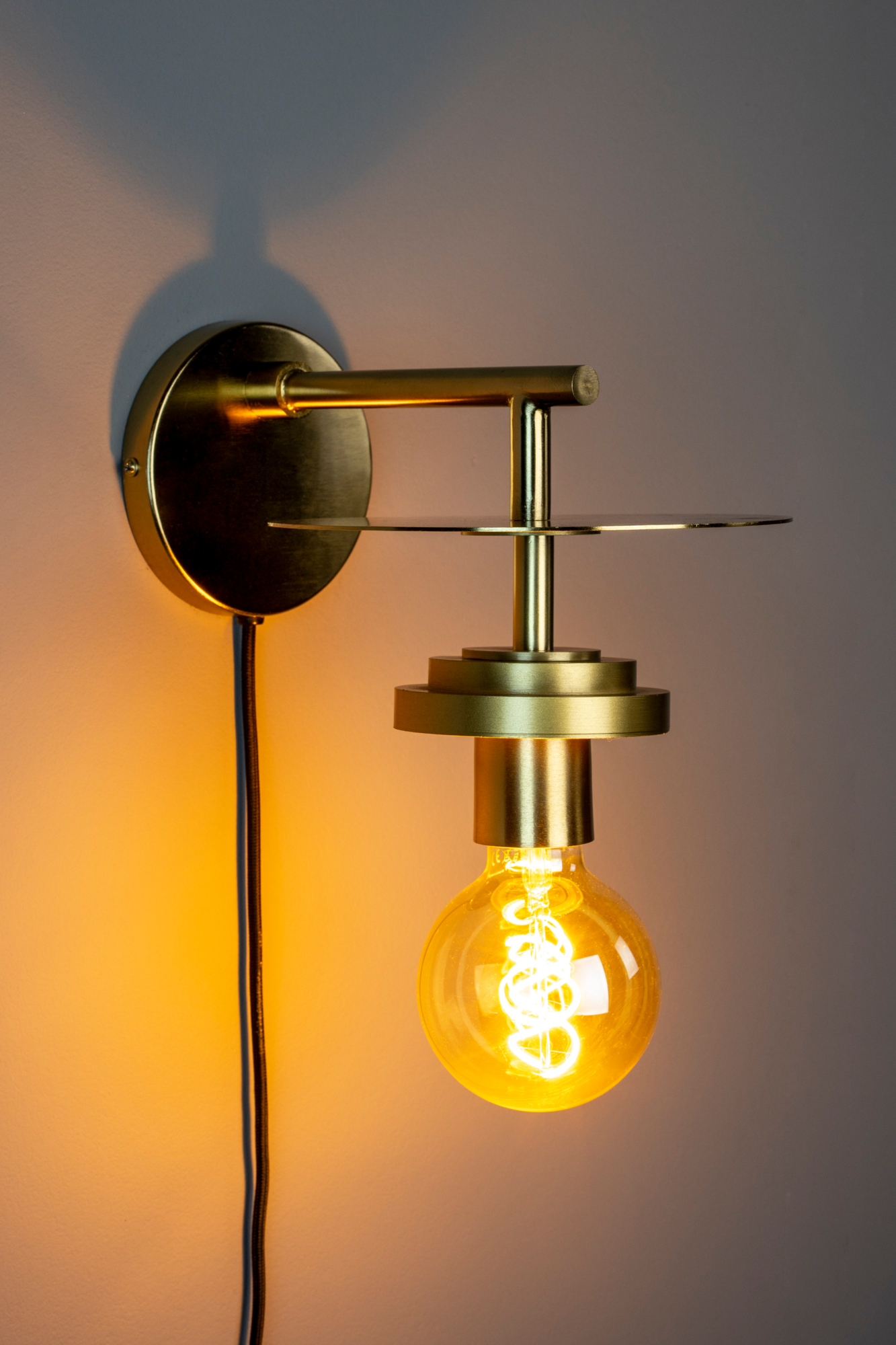 Wandlamp ADEN BRASS