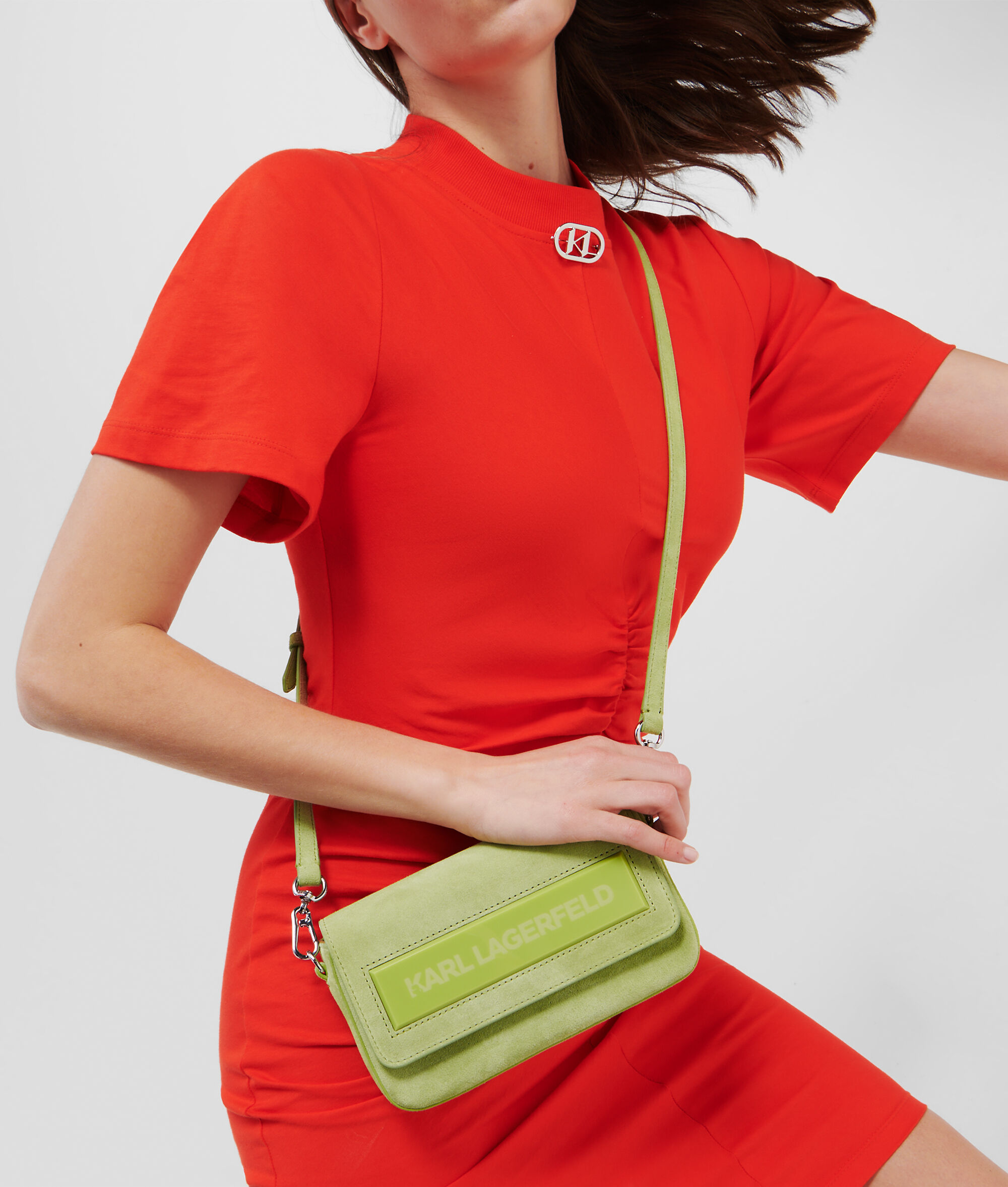 SAC BANDOULIÈRE ÉPAULE EN DAIM IKON K