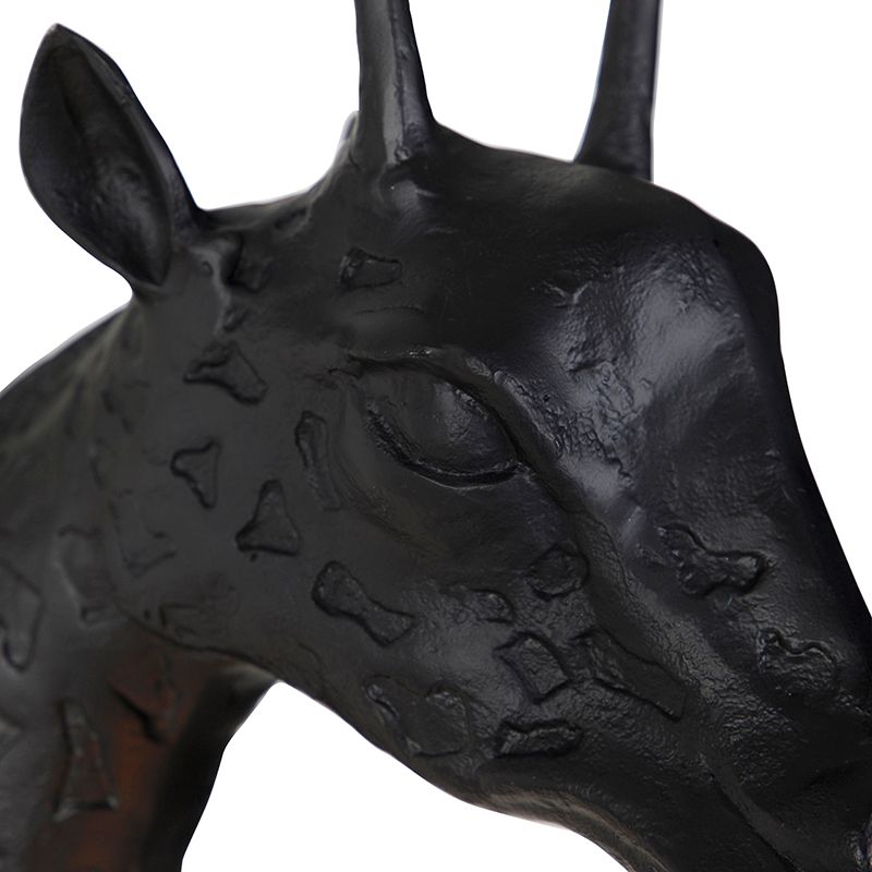 Klassieke wandlamp zwart - Animal Giraf