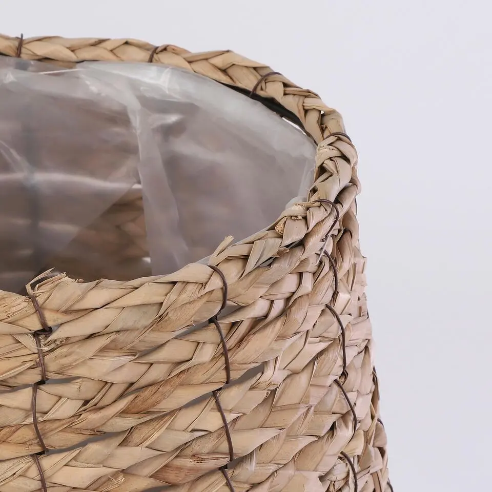 Mica Decorations Avalon Mand voor Planten Ø26 cm Lichtbruin