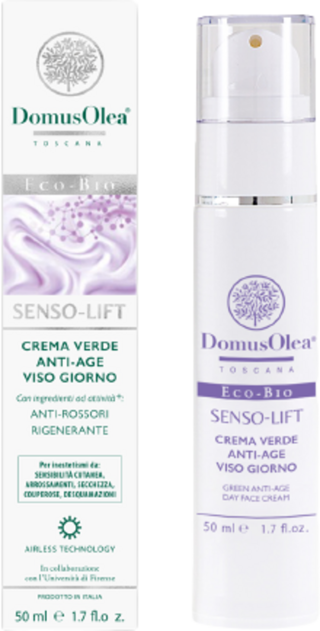 Domus Olea Toscana  Senso Lift Grüne Anti-Aging Tagespflege, 50 ml