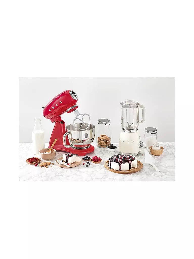 SMEG Küchenmaschine SMF03RDEU (Rot) rot