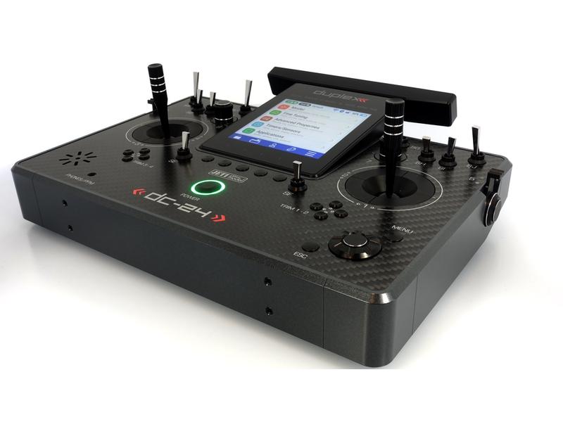 Jeti Fernsteuerung DC-24 II Carbon Line Grau Professioneller 2.4 GHz Duplex Pultsender