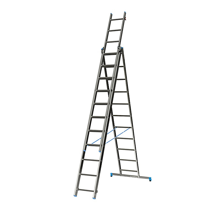 Échelle multiposition 3 x 11 marches - 6,8 m