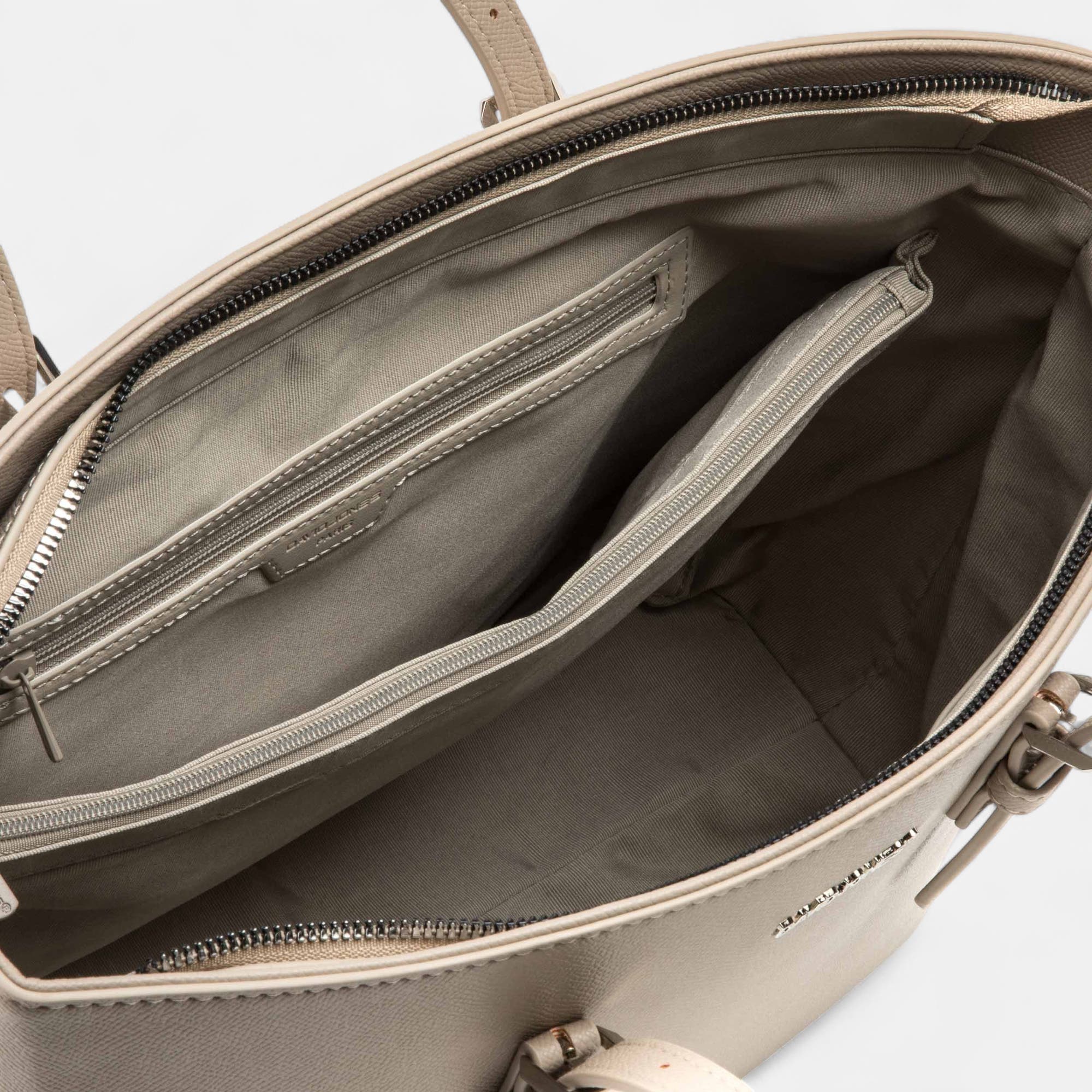 Sac de shopping taupe