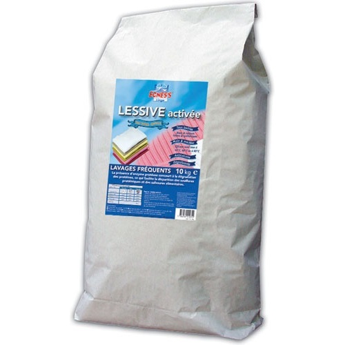 Lessive activée professionnelle sans phosphate 10 Kg