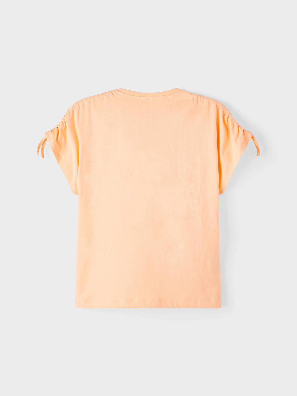 NAME IT T-shirt NKFFATIME met printopdruk zachtoranje