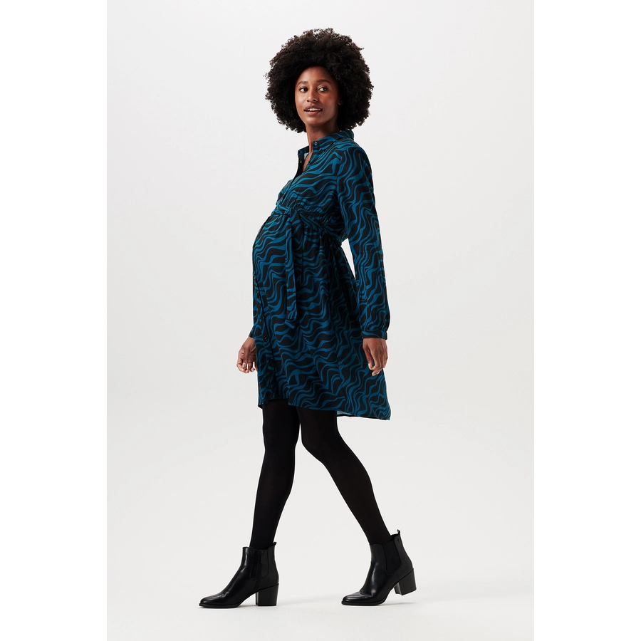 Esprit Still-Kleid Blue Coral