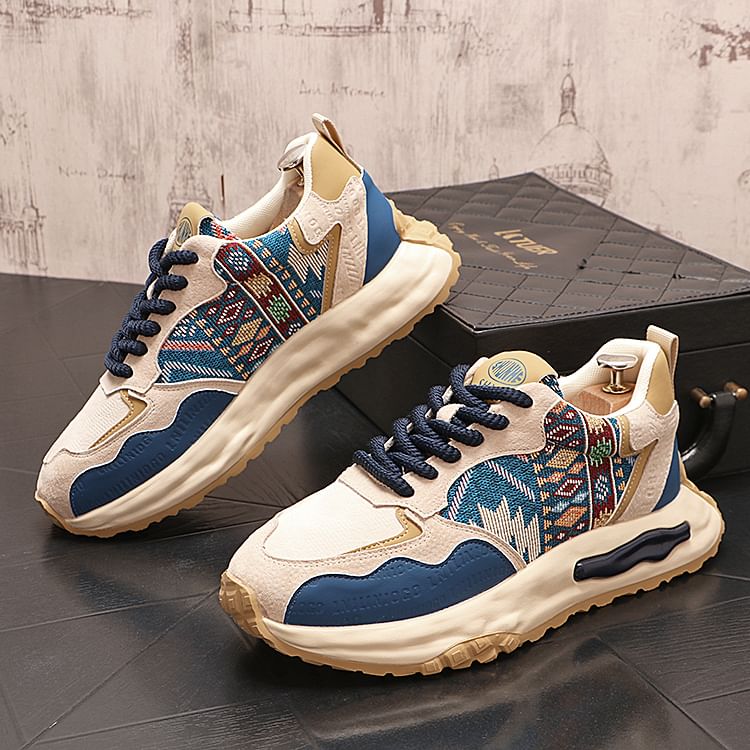 Mr Ozera - Patchwork veterschoenen