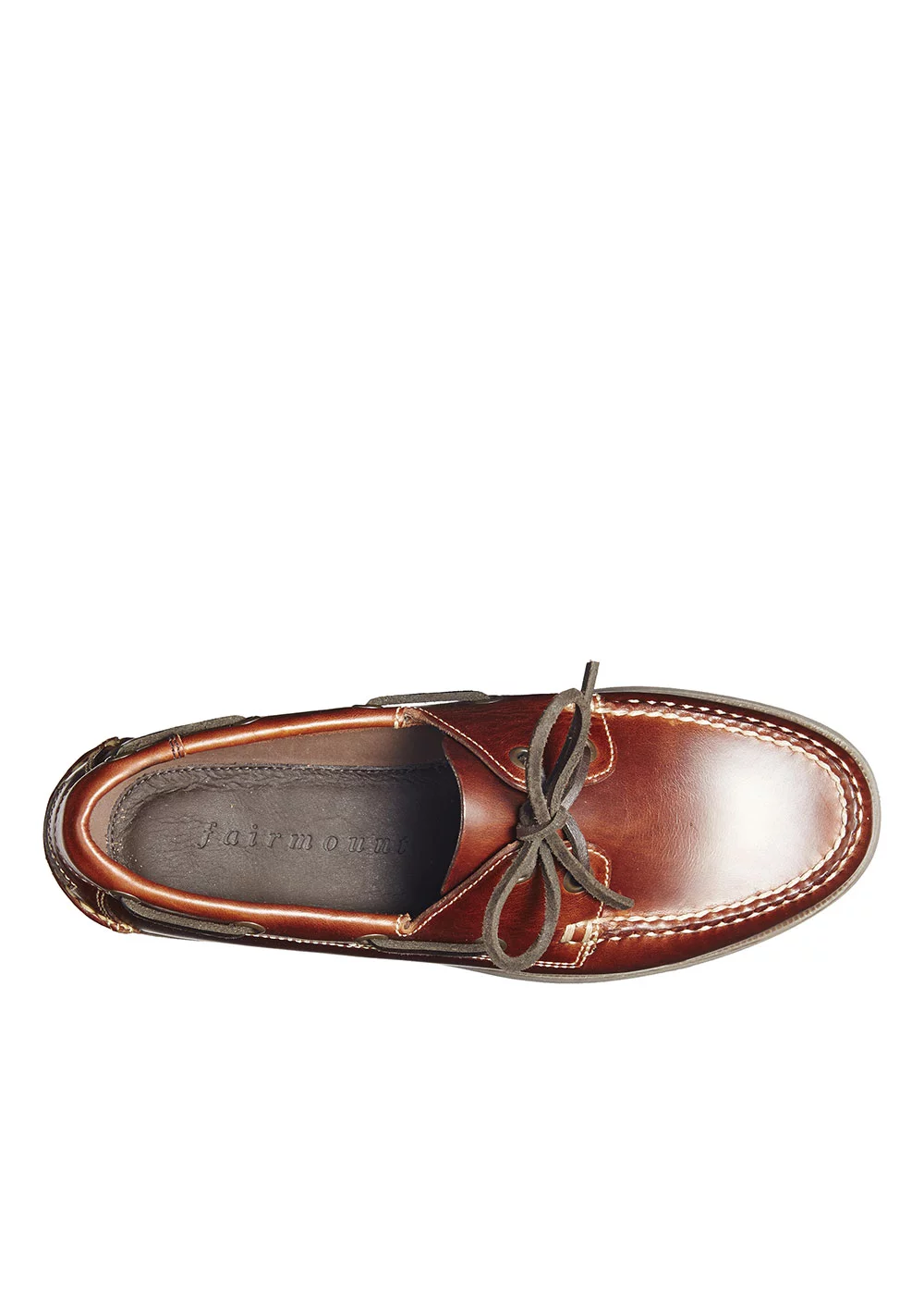 MOCASSIN BOAT SHOE CUIR MARRON