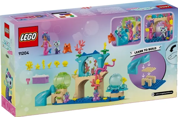 LEGO Gabby's Dollhouse 11204 Havfrue-Gabbys akvarie-eventyr