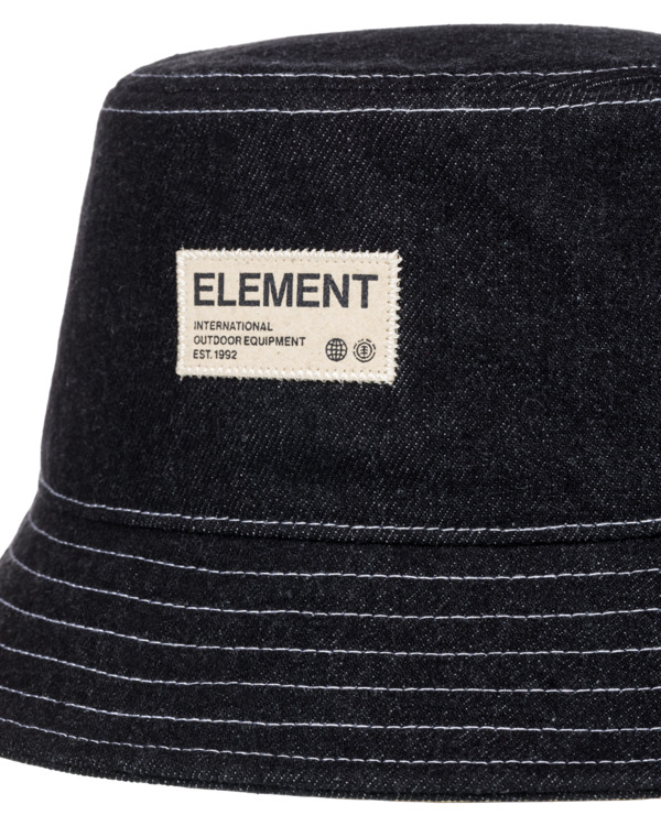 Element Eager Bucket Hat Washed Black