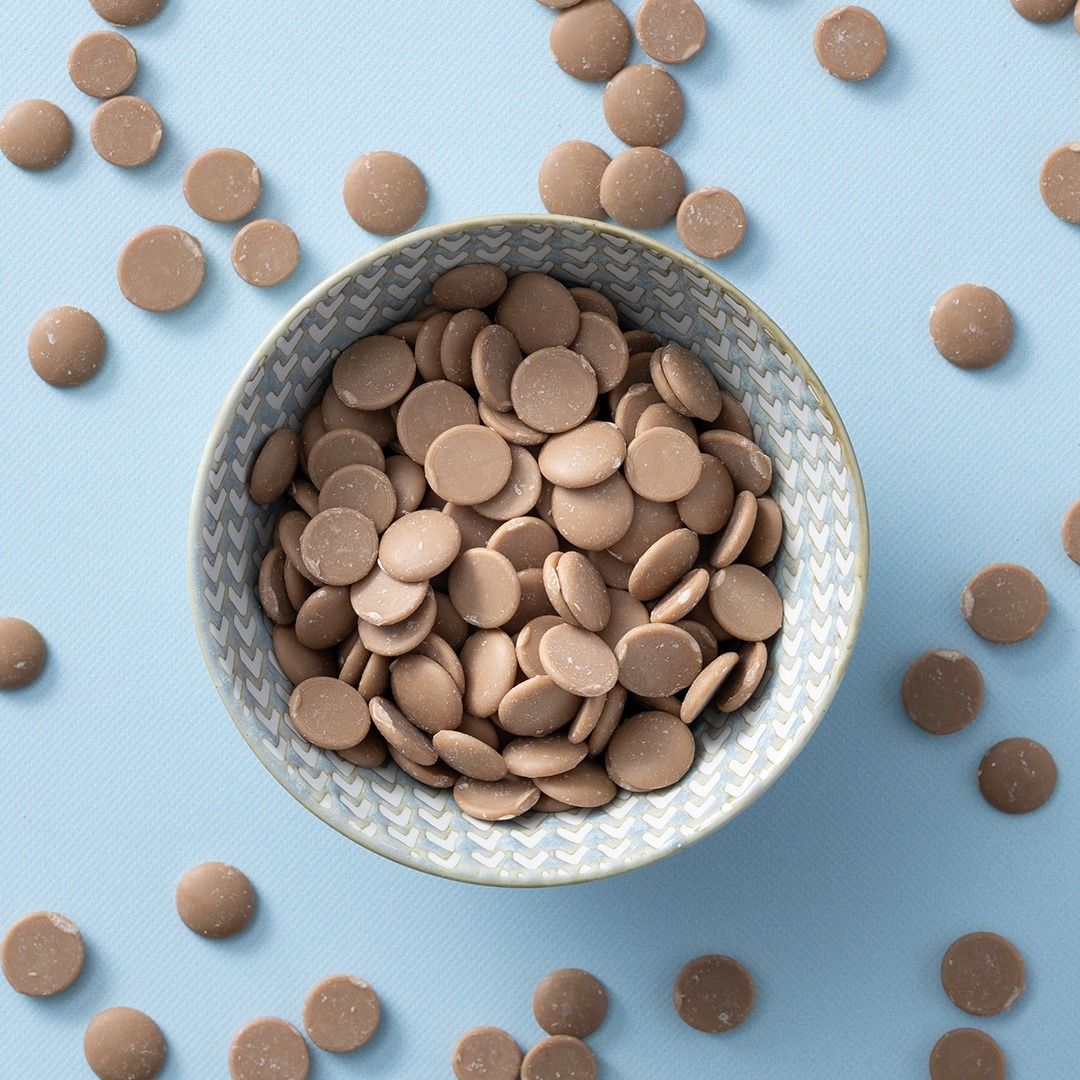Callebaut Chocolade druppels karamel toffee