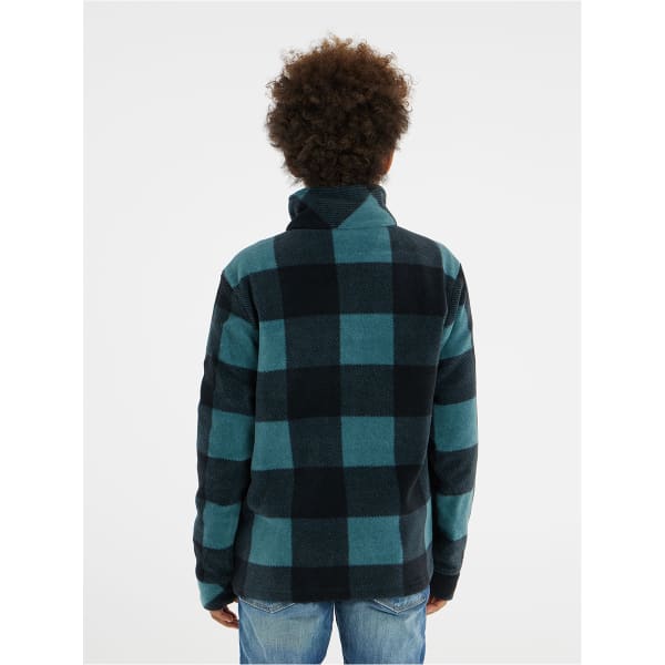 Veste polaire PROTEST PRTGREBE JR FULLZIPTOP ATLANTIC GREEN