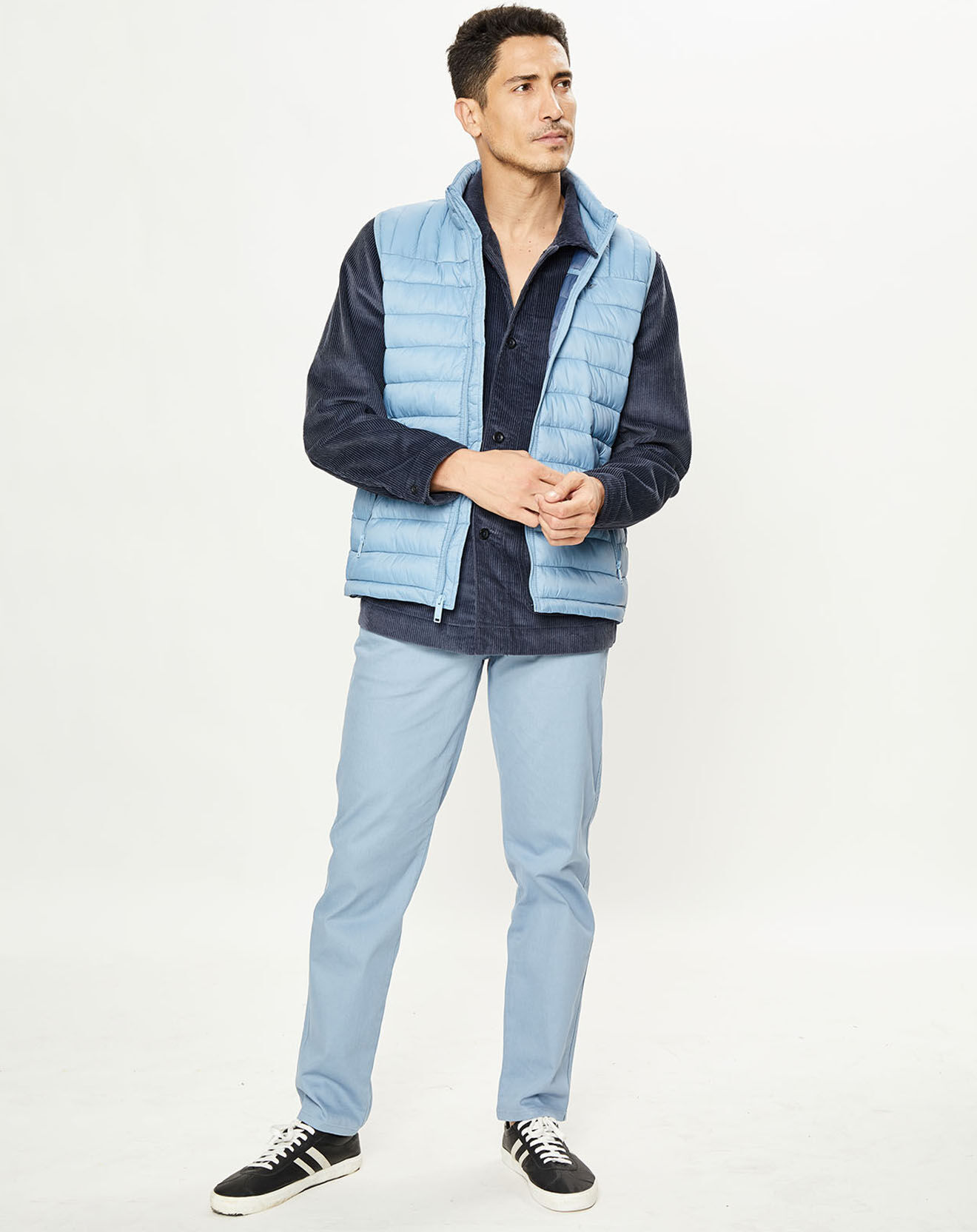 Dockers Veste légère  Lightweight Nylon Packable bleue