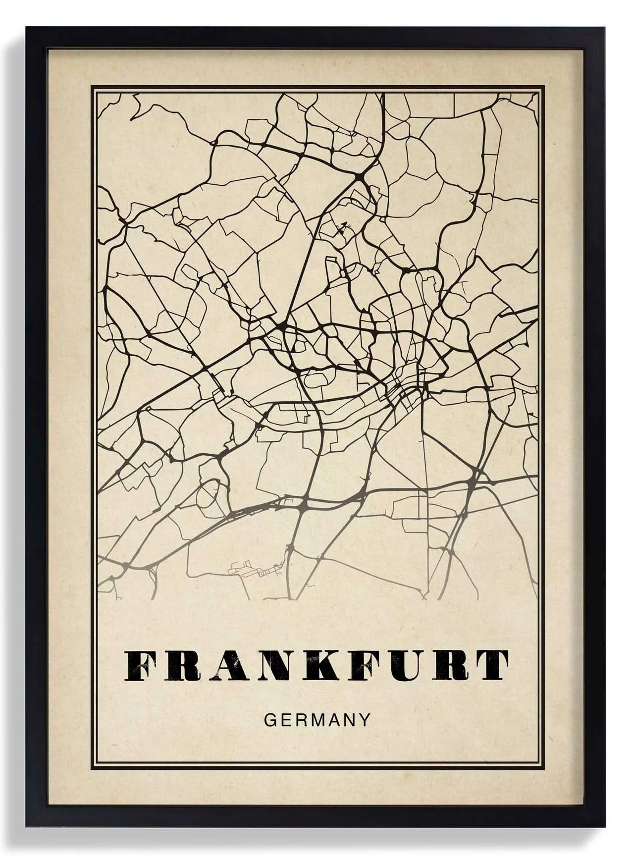 Frankfurt Stadt Sepia