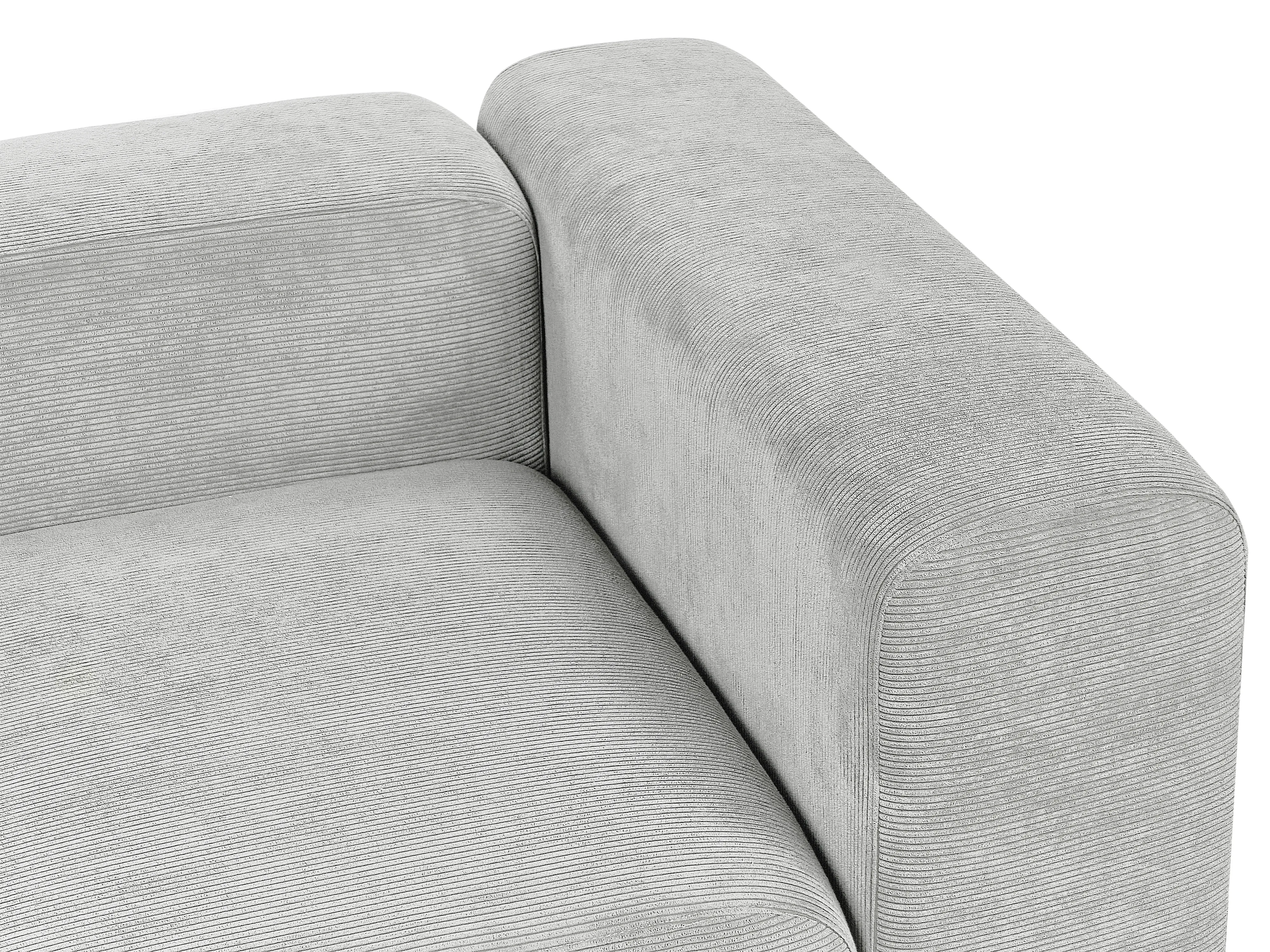 Modulaire bank 3-zits FALSTERBO Corduroy Grijs