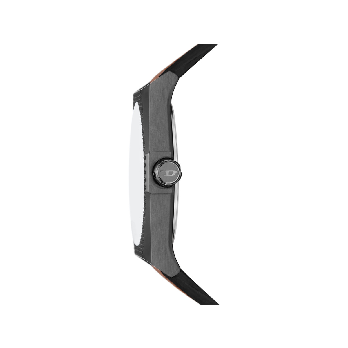 Montre DIESEL scraper homme bracelet cuir marron