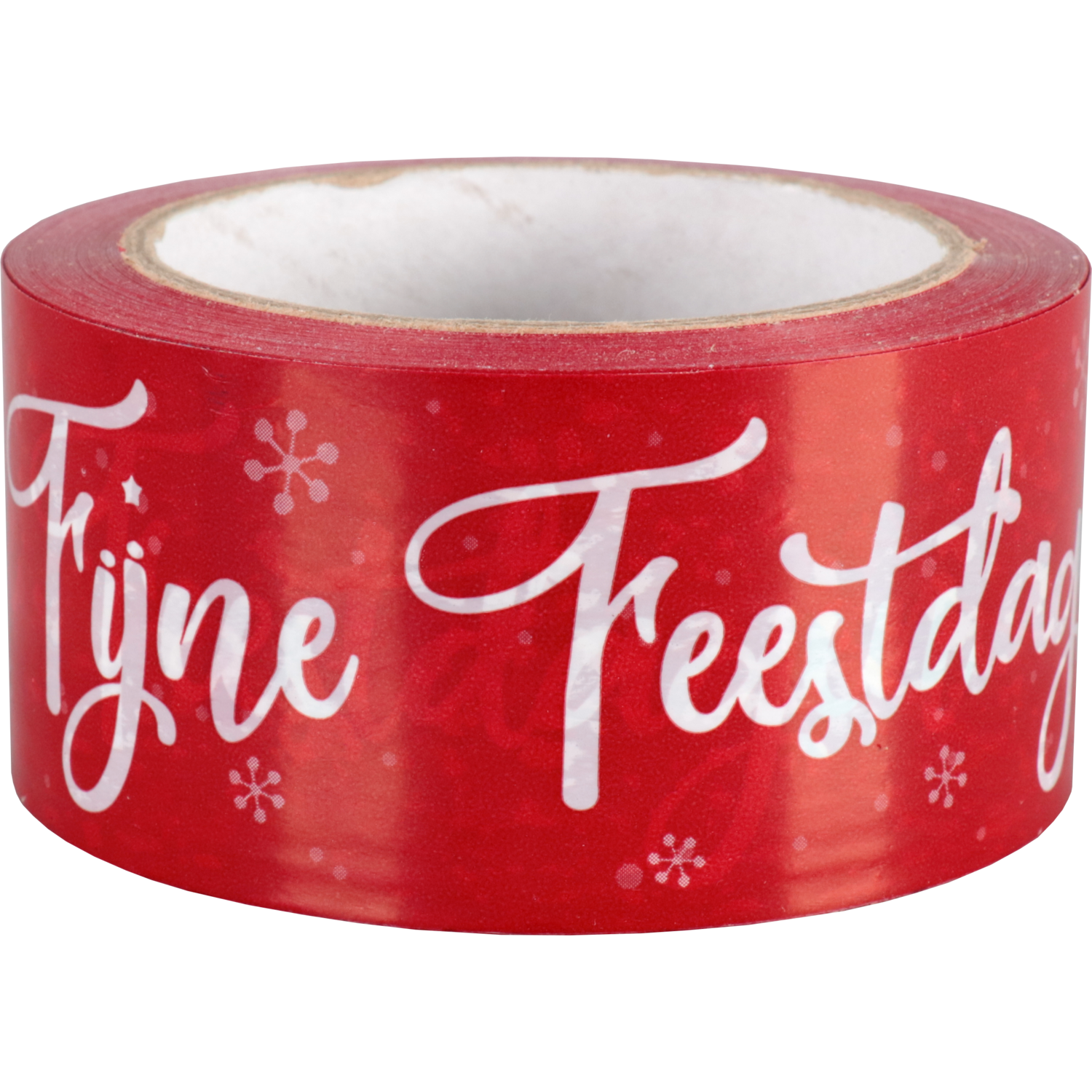 Dozensluittape, Fijne Feestdagen, PVC, 50mm, 66m,
