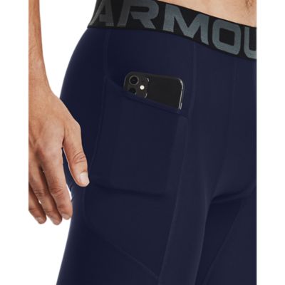 Under ArmourHeatGear Armour Long Shorts - dunkelblau/navy