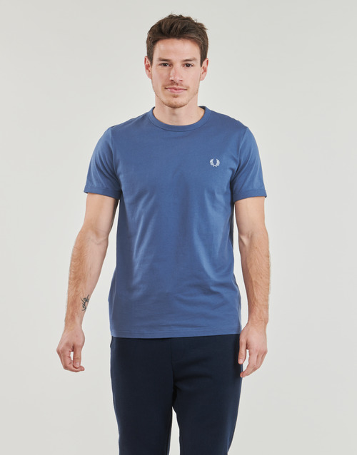Fred Perry - RINGER T-SHIRT - Bleu