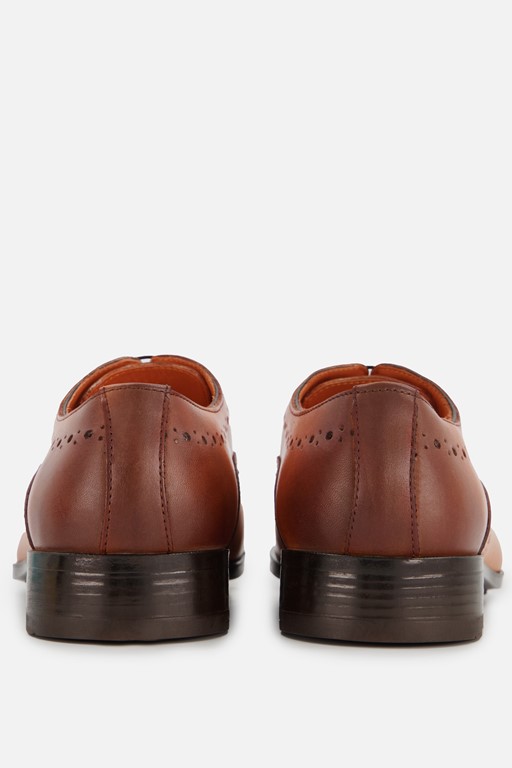 RF X Ziengs Napels Veterschoenen cognac