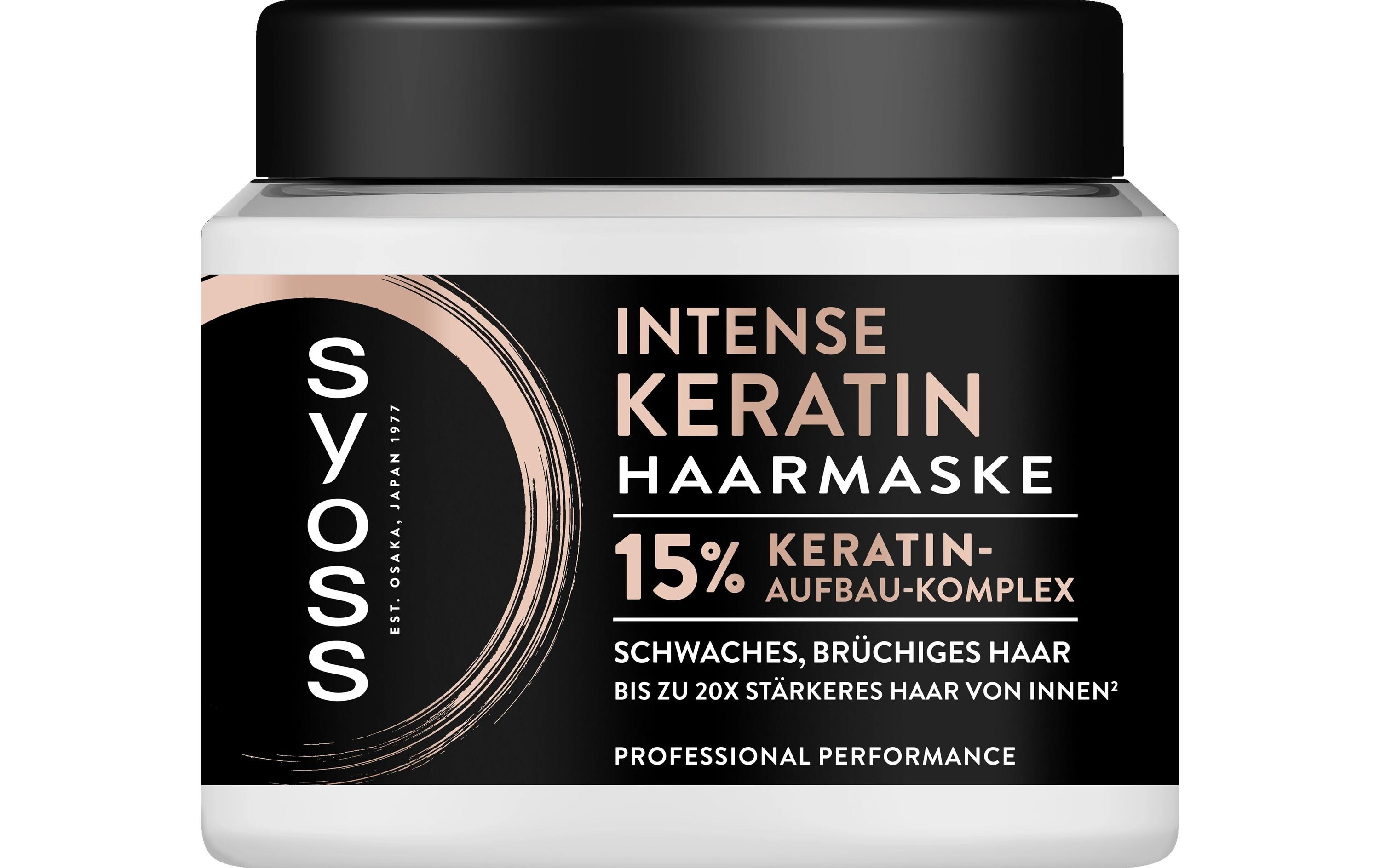 Haarmaske Intense Keratin 400 mlHochwertige Maske glättet die Haarstruktur