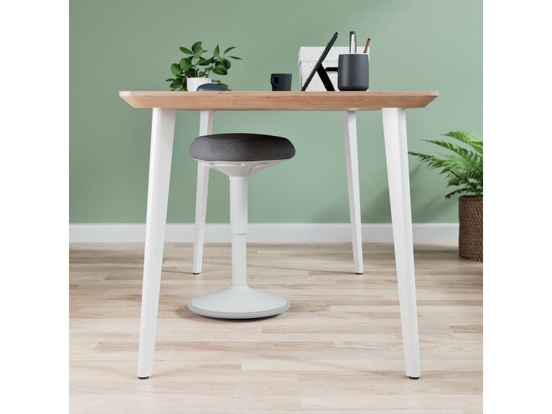 Leitz Ergo Active Sitzhocker Hellgrau Ergonomischer Hocker