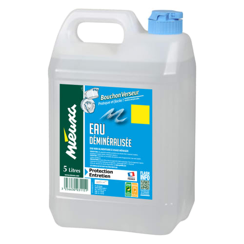 Eau déminéralisée Mieuxa bidon de 5L