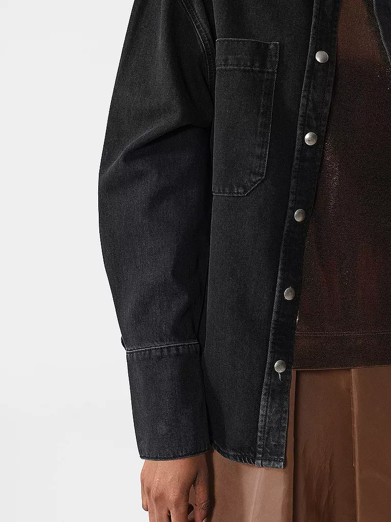 ANINE BING Jeansbluse DANTE schwarz