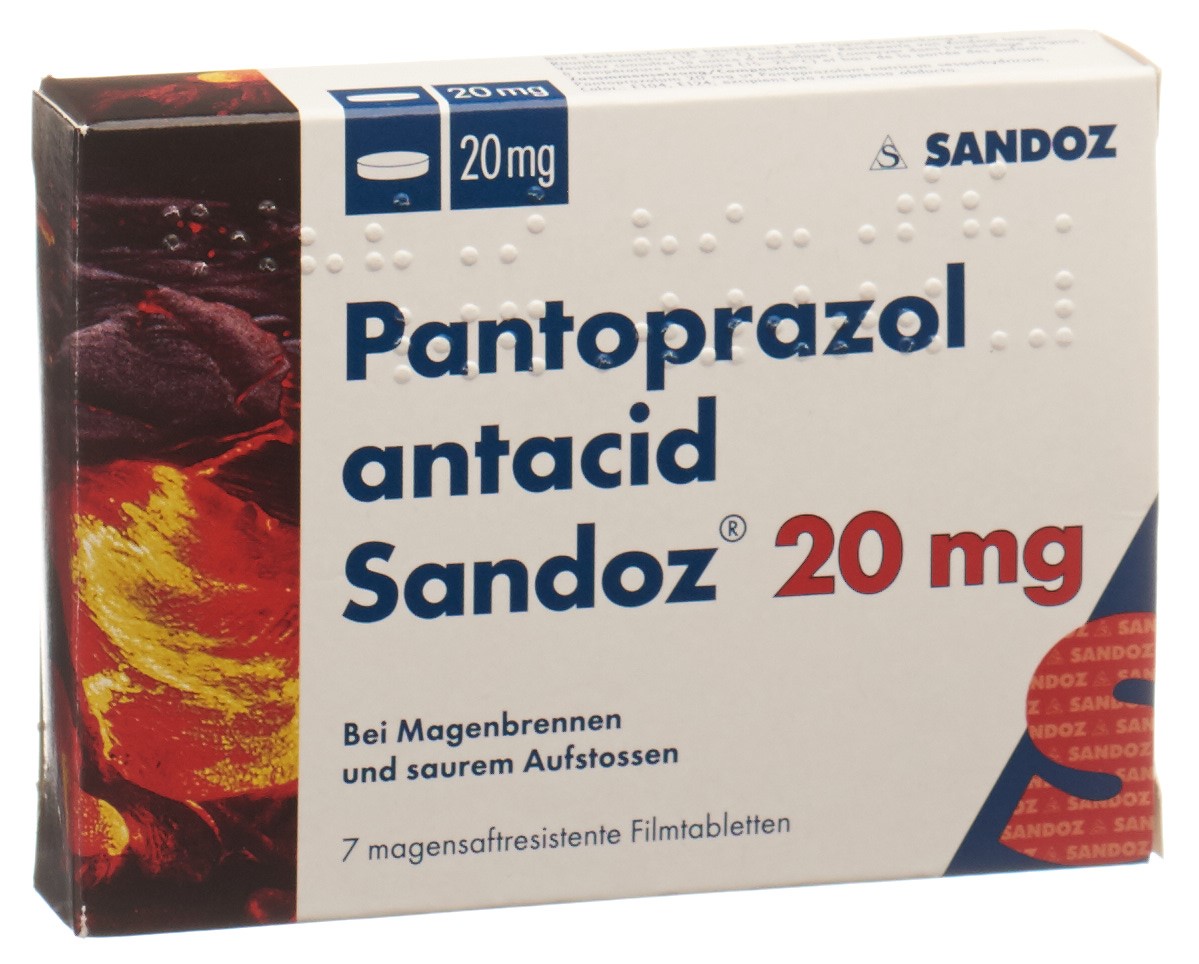 PANTOPRAZOLE Sandoz Filmtabl 20 mg Blist 7 Stk