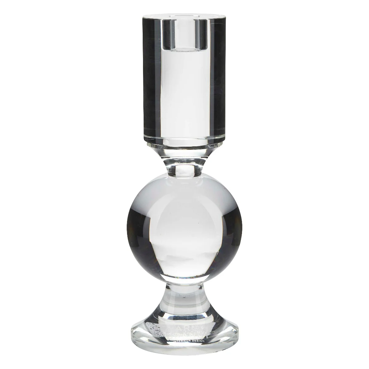 Margit Brandt  Sirene lysestage, klar - H: 24,5 cm.