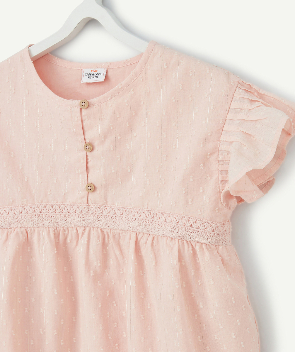 LA CHEMISE CORAIL À MOTIFS EN RELIEF